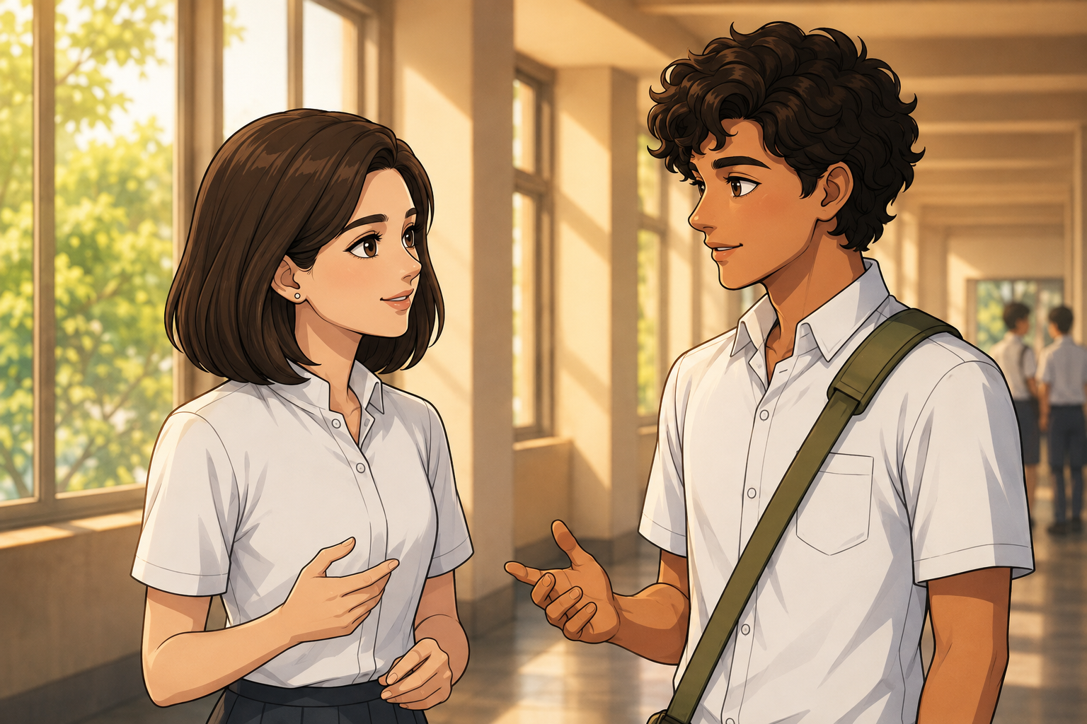 Lulu and Arav becoming friends